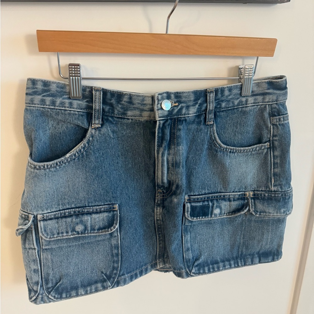 Zara Light Blue Denim skirt
